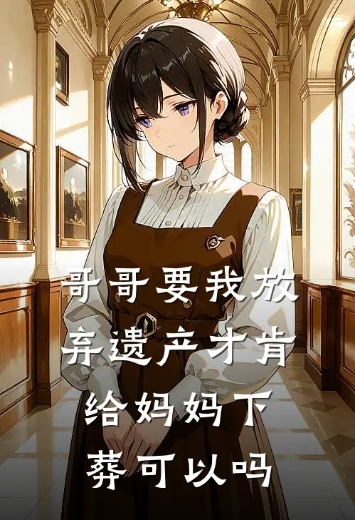 哥哥要我放弃遗产才肯给妈妈下葬可以吗